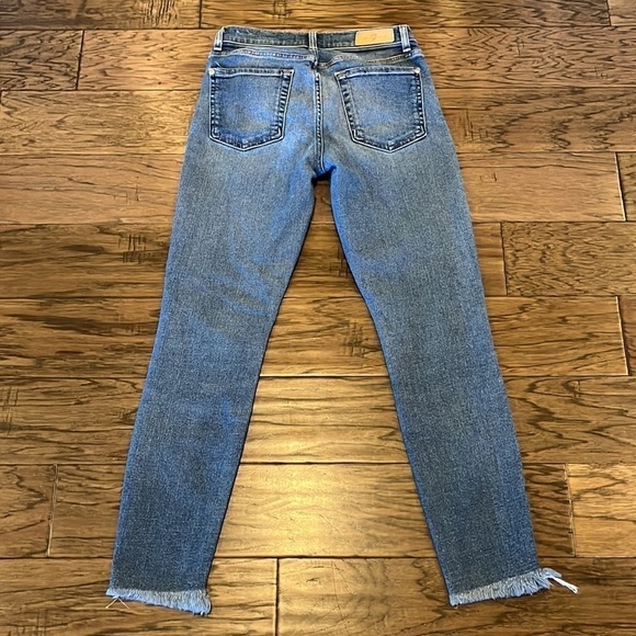 7 For All Mankind Luxe Vintage The Ankle Skinny Size 27 - Picture 2 of 16
